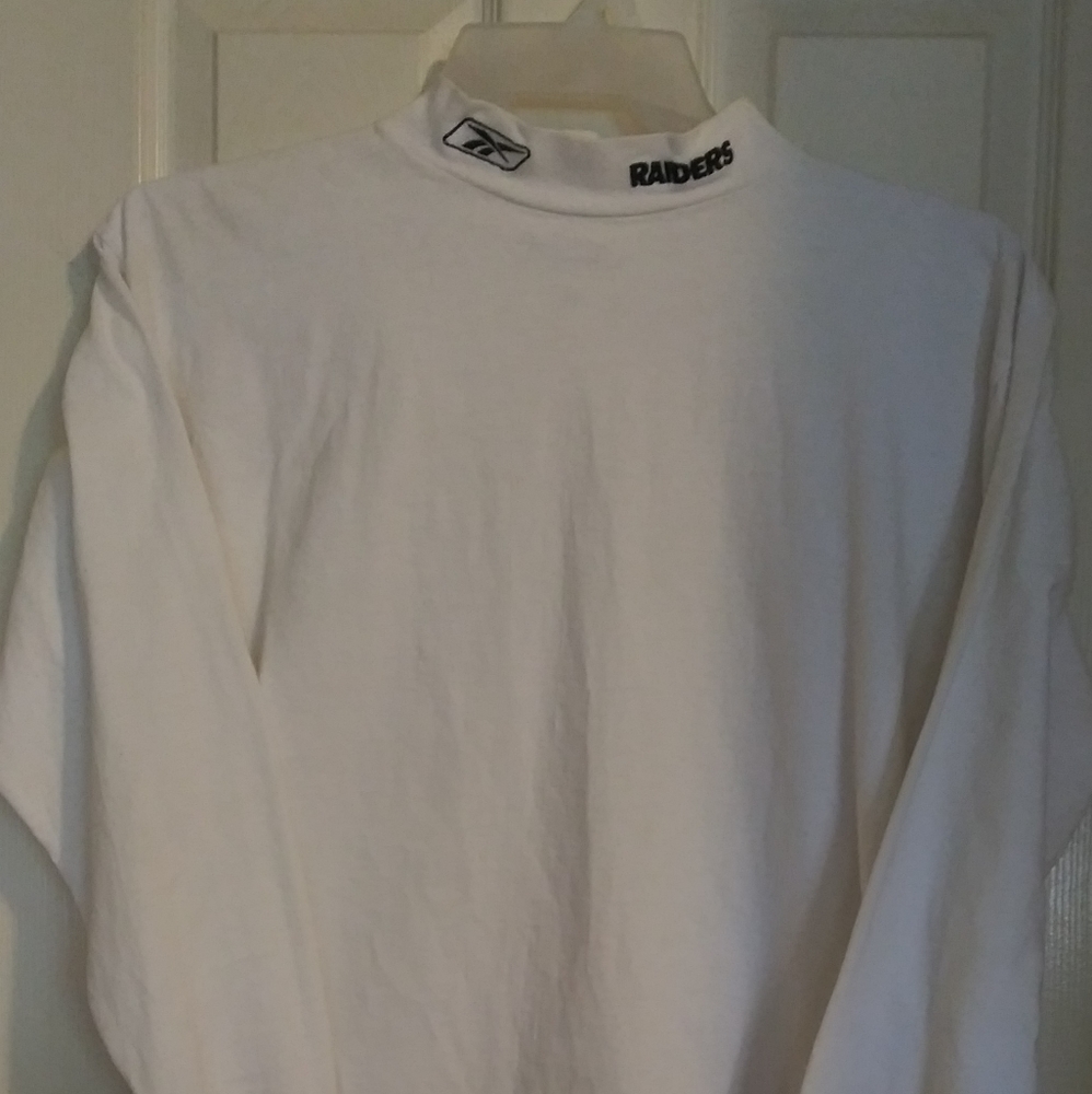 Men's long sleeve mock turtle neck.